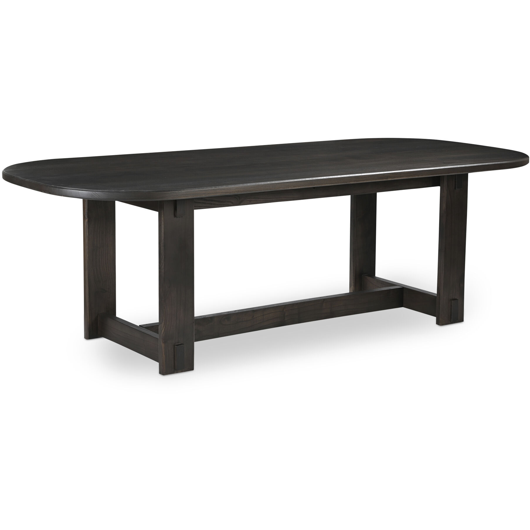 Glenn 97.5 X 42 inch Brown Dining Table, Oval